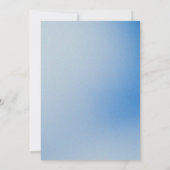 Blue Tile Mamma Mia Baby Dusche Einladung (Rückseite)