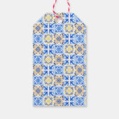 Blue Tile Mamma Mia Baby Dusche Geschenkanhänger (Rückseite)