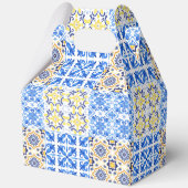 Blue Tile Mamma Mia Baby Dusche Geschenkschachtel (Rückseite)