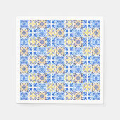 Blue Tile Mamma Mia Baby Dusche Serviette (Vorderseite)