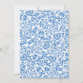 Blue Tile Mamma Mia Dancing Queen Brautparty Einladung (Rückseite)