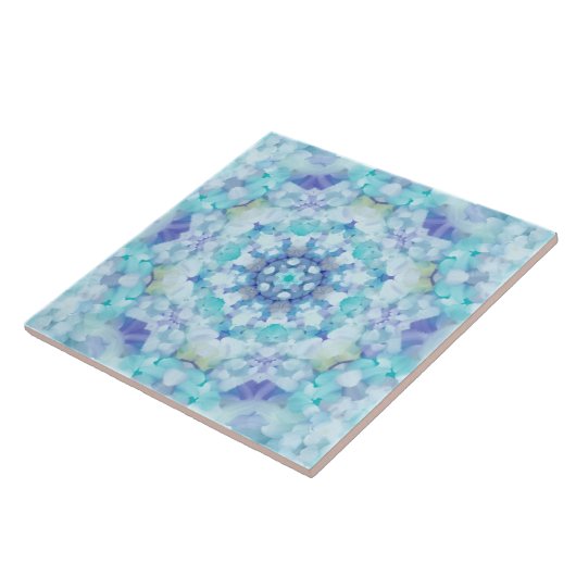 Blue Tile Mandala Fliese (Seite)