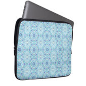 Blue Tile Mandala Laptopschutzhülle (Vorne Rechts)