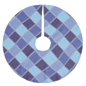 BLUE TILE POLYESTER WEIHNACHTSBAUMDECKE (Vorderseite)