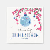 Blue Tile Santorini Griechisch/Spanisch Thema Brid Serviette (Vorderseite)