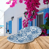 Blue Tile Santorini griechisch/spanisch Thema Pappteller