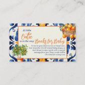 Blue Tile Süsse Orange Citrus Baby Duschspiel Begleitkarte (Vorderseite)