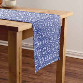 Blue Tile Table Runner Kurzer Tischläufer