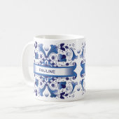 Blue Tile Tasse (Vorderseite Links)