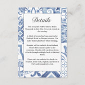 Blue Tile-Umschließungskarte für das Mittelmeer Begleitkarte (Vorderseite)