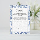 Blue Tile-Umschließungskarte für das Mittelmeer Begleitkarte (Stehend Vorderseite)