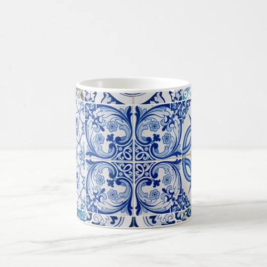 Blue Tiles Coffee Tasse (Mittel)