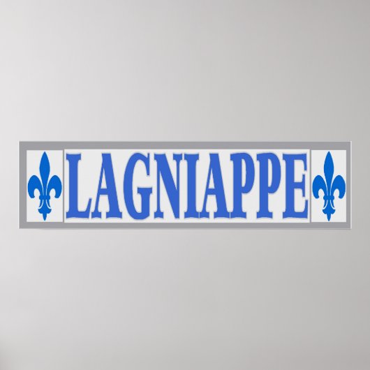 Blue Tiles Lagniappe Poster (Vorne)