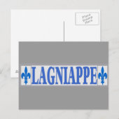 Blue Tiles Lagniappe Postkarte (Vorne/Hinten)