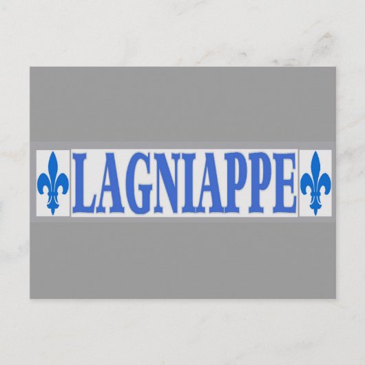 Blue Tiles Lagniappe Postkarte (Vorderseite)