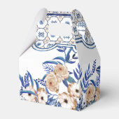 Blue Tiles Mediterranean Lemon Pattern Geschenkschachtel (Vorderseite)