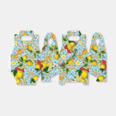Blue Tiles Mediterranean Lemon Pattern Geschenkschachtel (Ungefaltet)