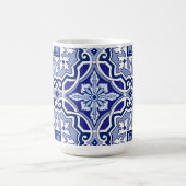 Blue tiles,Mediterranean tiles,majolica    Kaffeetasse (Mittel)