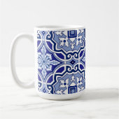 Blue tiles,Mediterranean tiles,majolica    Kaffeetasse (Links)