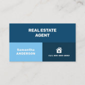 Blue Tiles - Real Anwesen Agent Visitenkarte (Vorderseite)