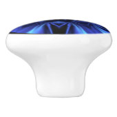 Blue Time Warp ~ Inspiriert durch die Milchstraße  Keramikknauf (Seitenansicht)