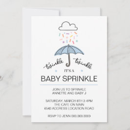 Blue Tinkle Tinkle Baby Sprinkboy Download Einladung