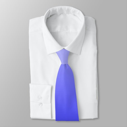 Blue Tint Gradient Men's Neck Tie Krawatte (Gebunden)