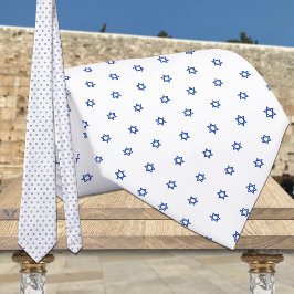Blue Tiny Star von David White Neck Tie Krawatte