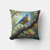 Blue Tit 1 Kissen (Vorderseite)