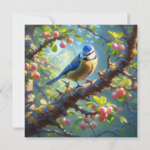 Blue Tit 1 Mitteilungskarte