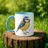 Blue Tit Bird Mug Nature Lover Gift Tasse