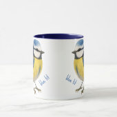 Blue Tit Bird Mug Nature Lover Gift Tasse (Zentrum)