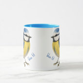 Blue Tit Bird Mug Nature Lover Gift Tasse (Zentrum)