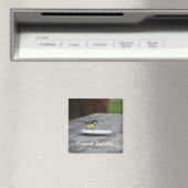 Blue Tit Fütternd auf Cake Plate Liebe bei First B Magnet (In Situ (Geschirrspüler))