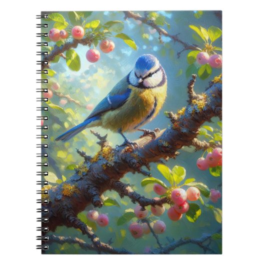 Blue Tit Notizblock (Vorderseite)