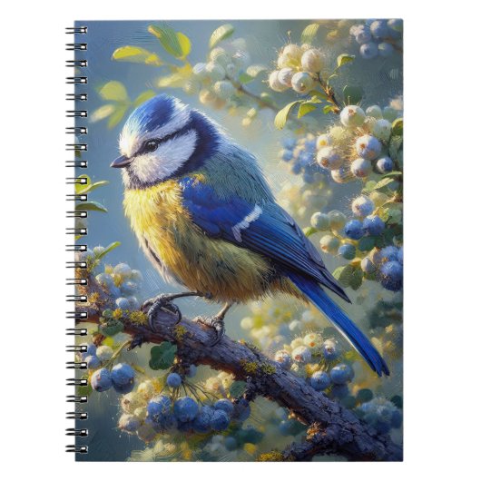 Blue Tit Notizblock (Vorderseite)