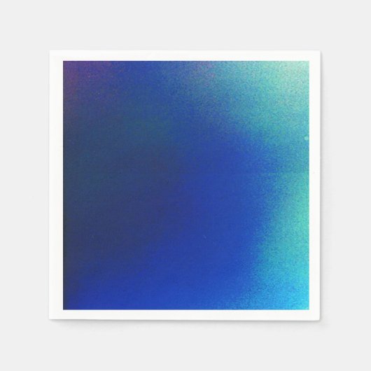 Blue to Aqua Cocktail Napkins Serviette (Vorderseite)