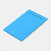 Blue To Do List Post-it Klebezettel (angewinkelt)