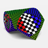 Blue to Green Rainbow von Kenneth Yoncich Krawatte (Gerollt)