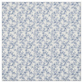 Blue Toile Branch Motif Stoff (Muster)