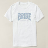 Blue Toile BRIDE Engagement Shower Bach Party T-Shirt (Design vorne)