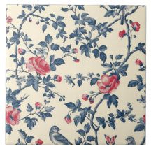 Blue Toile de Jouy