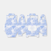 Blue Toile Jungle Animals Safari Chinoiserie Geschenkschachtel (Ungefaltet)