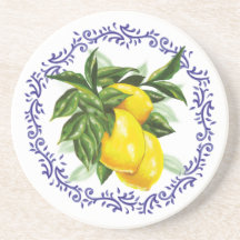 Blue Toile Lemon French Country Brautparty