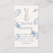 Blue Toile Oaster Baby Dusche Begleitkarte (Vorderseite)