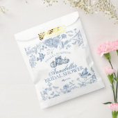 Blue Toile Pumpkin Fall Brautparty Dessert Geschenktütchen (Versiegelt)