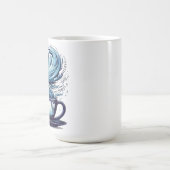 Blue Tone Coding Coffee Binary Numbers Programmier Kaffeetasse (Mittel)