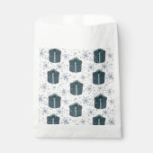 Blue Tones Weihnachten Präsent Geschenktütchen (Vorderseite)
