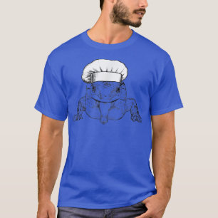 Blue Tongued Skink Lizard Cook Koch Funny Cooking T-Shirt