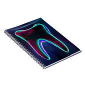 Blue Tooth Dentist Orthodontist Notebook Notizblock (Rechte Seite)